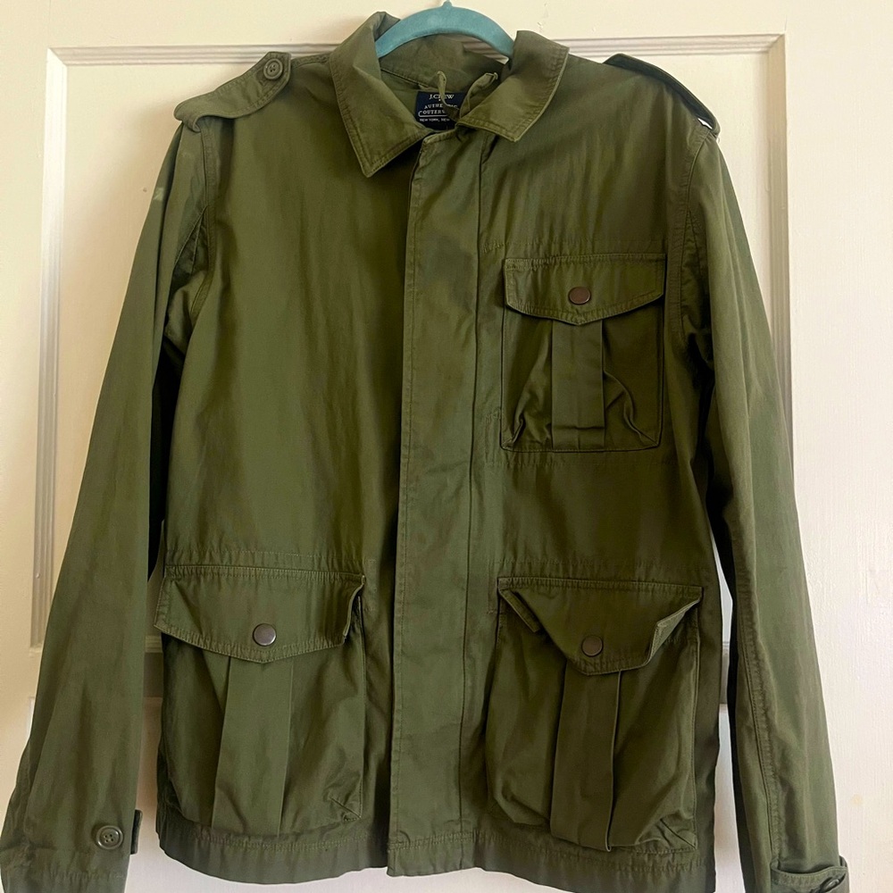 J Crew men’s cotton utility jacket